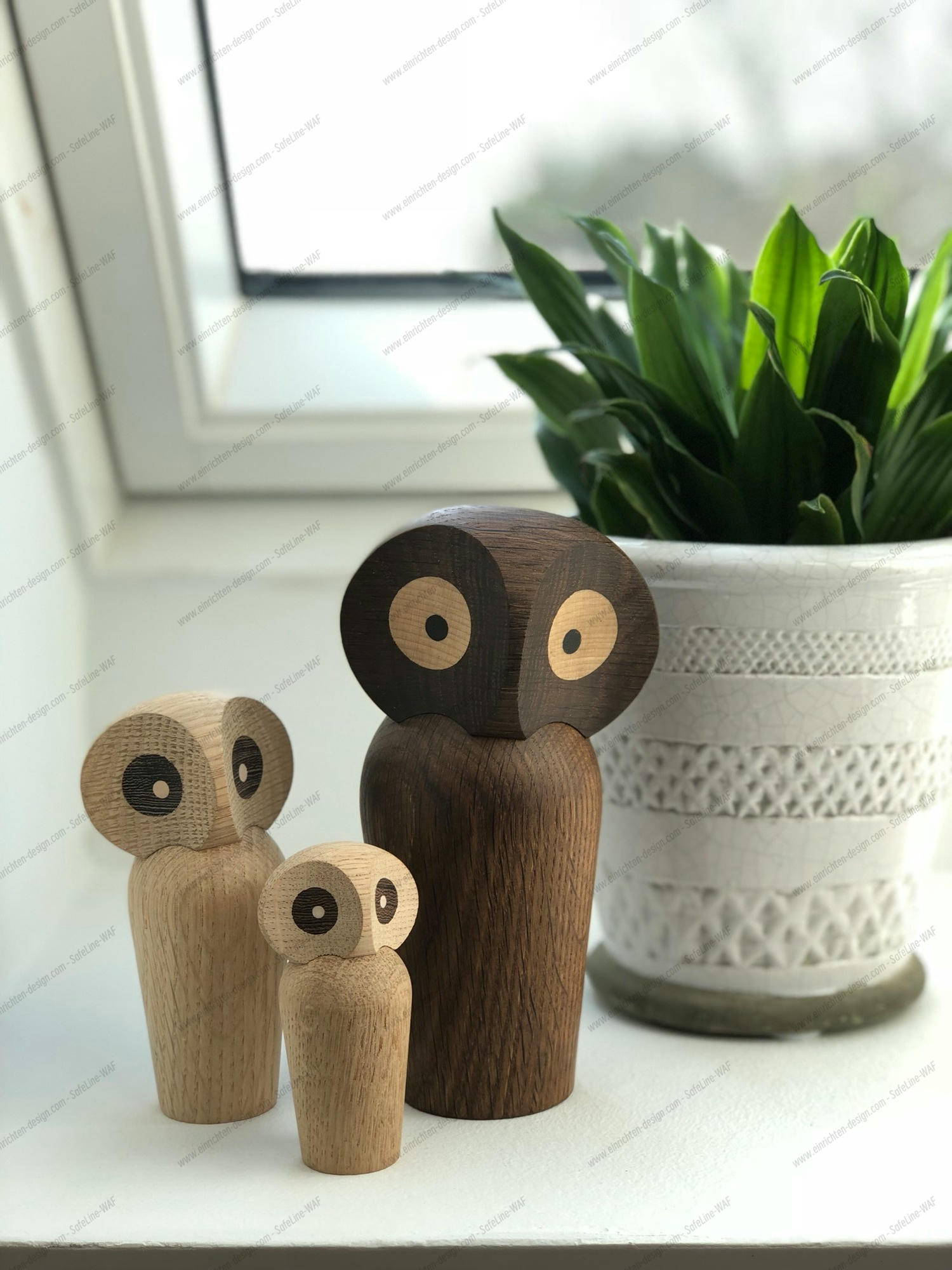 Owl Wooden figure Architectmade SINGLE PIECES | Small / Oak